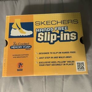 Skechers Slip-ins boys size 12.  Gray and orange